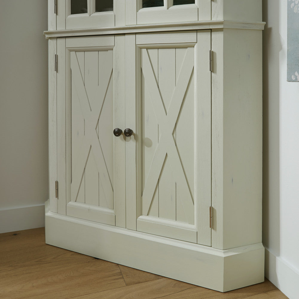 Seaside Lodge Corner China Cabinet - Default Title