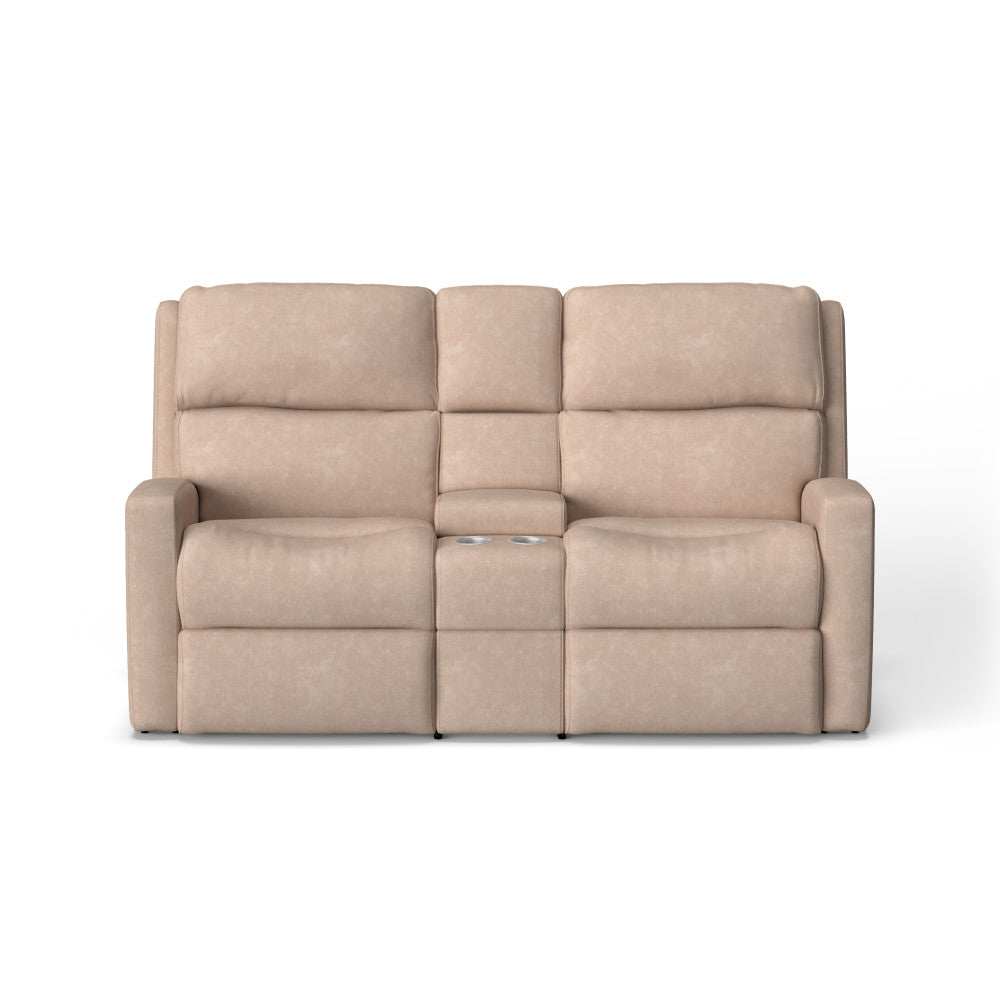 Catalina Power Reclining Loveseat with Console & Power Headrests - Fabric 188-40