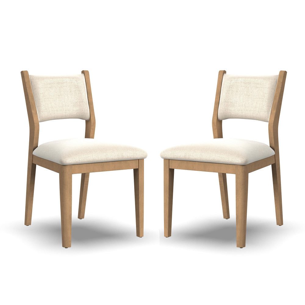 Normandy Pair of Upholstered Dining Chairs - Default Title