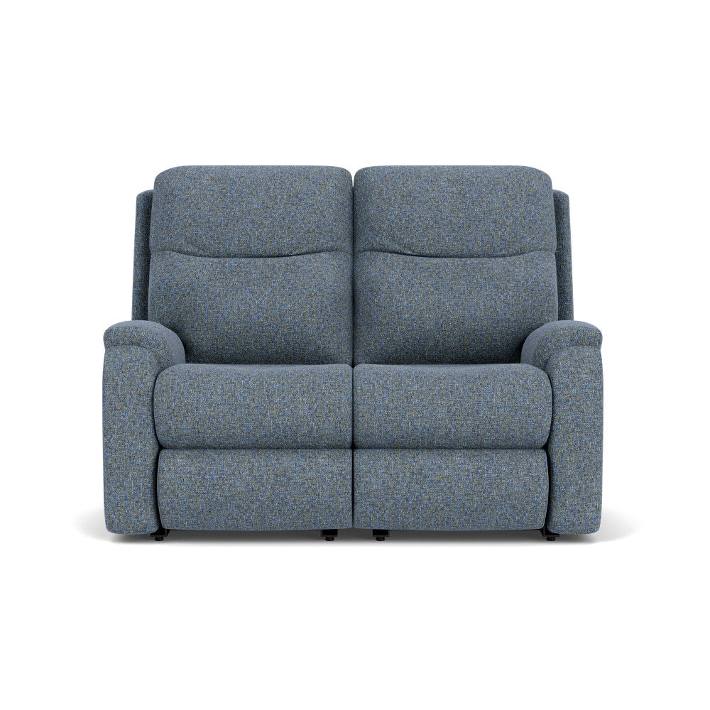 Penn Power Reclining Loveseat with Power Headrests & Lumbar - Default Title