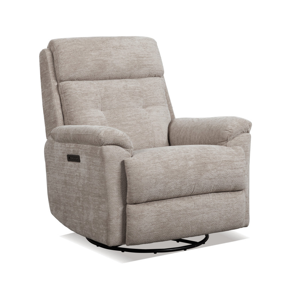 Sophisticated Perfect Match Power Swivel Gliding Recliner with Power Headrest & Lumbar - Default Title