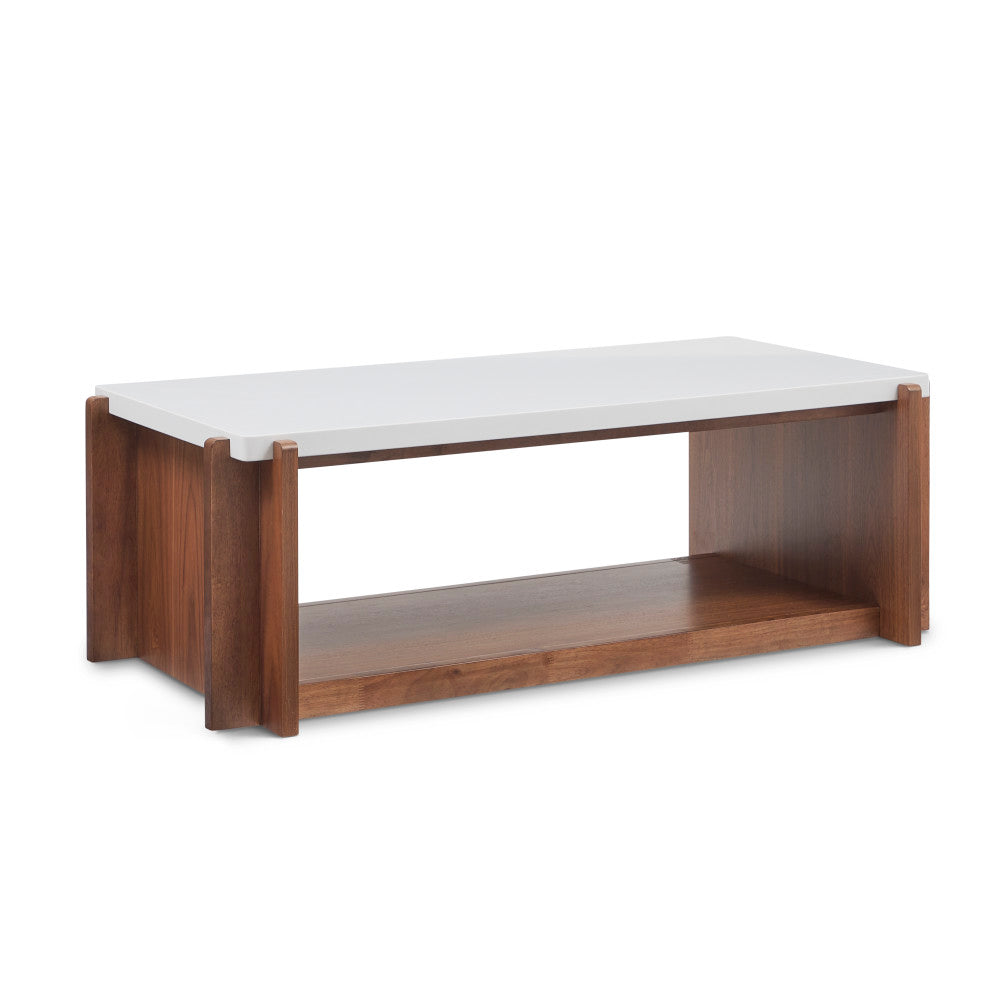 Lincoln Rectangular Coffee Table with Casters - Default Title