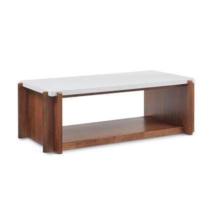 Lincoln Rectangular Coffee Table with Casters - Default Title