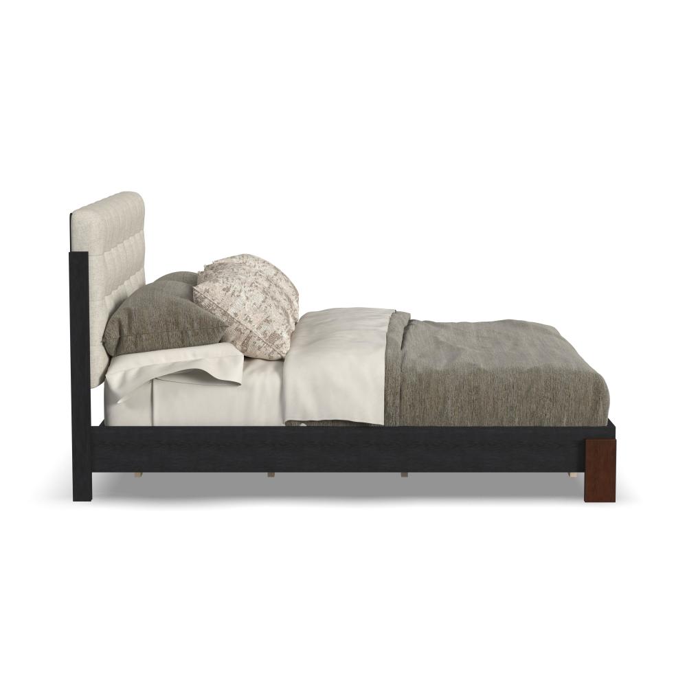 Waterfall King Upholstered Bed - Default Title