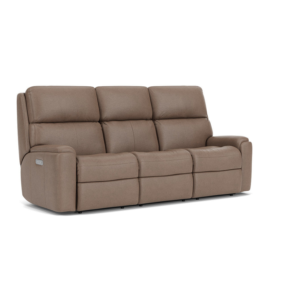 Rio Power Reclining Sofa with Power Headrests - Leather 665-02