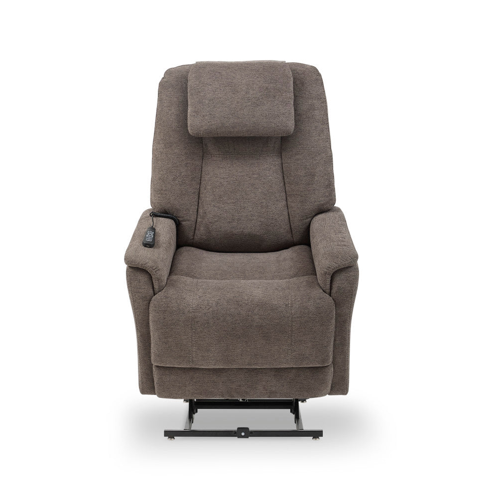 Zecliner Model 3+ Power Lift Sleep Recliner with Power Headrest, Lumbar, Heat & Massage - Fabric 358-04