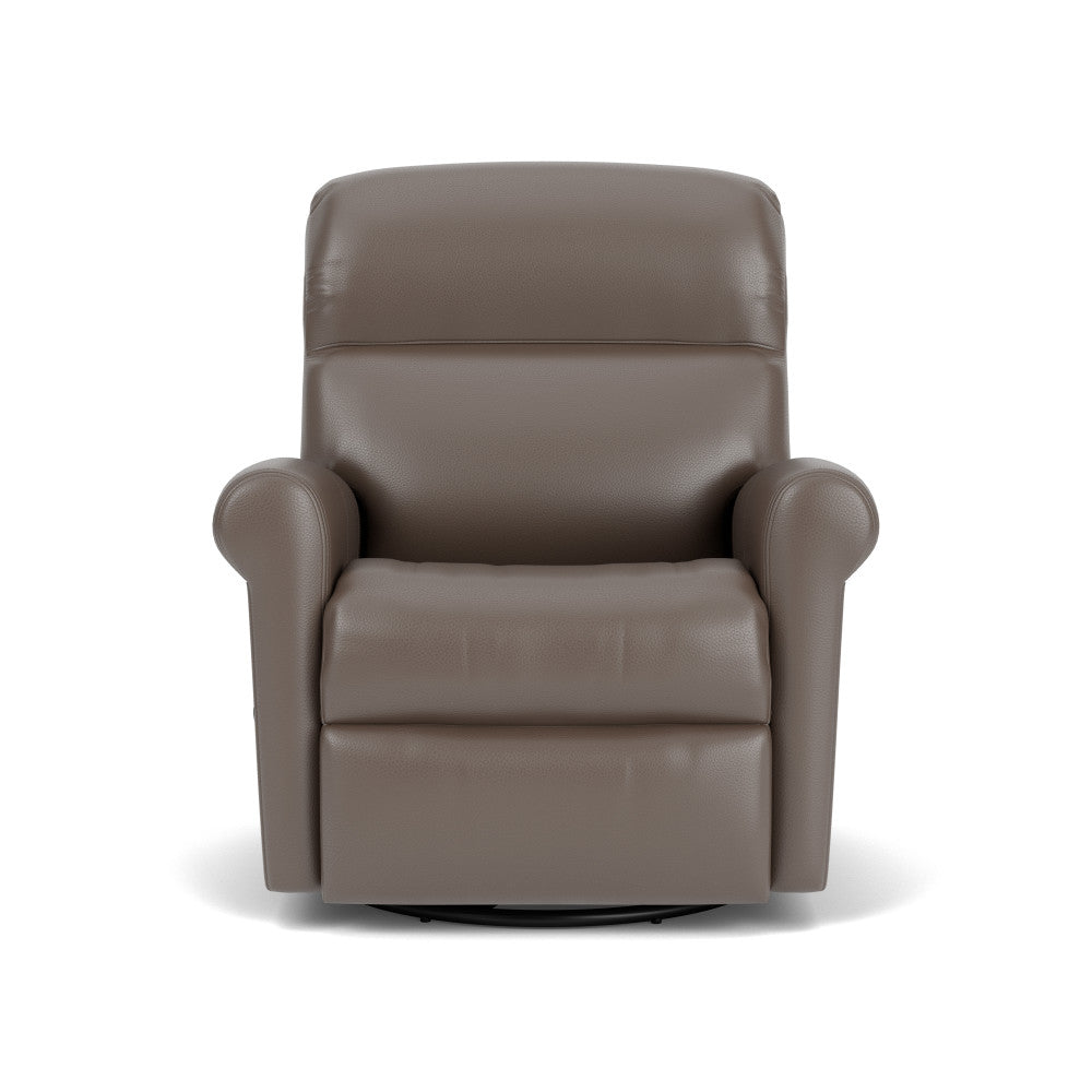 Davis Swivel Gliding Recliner - Leather 824-74