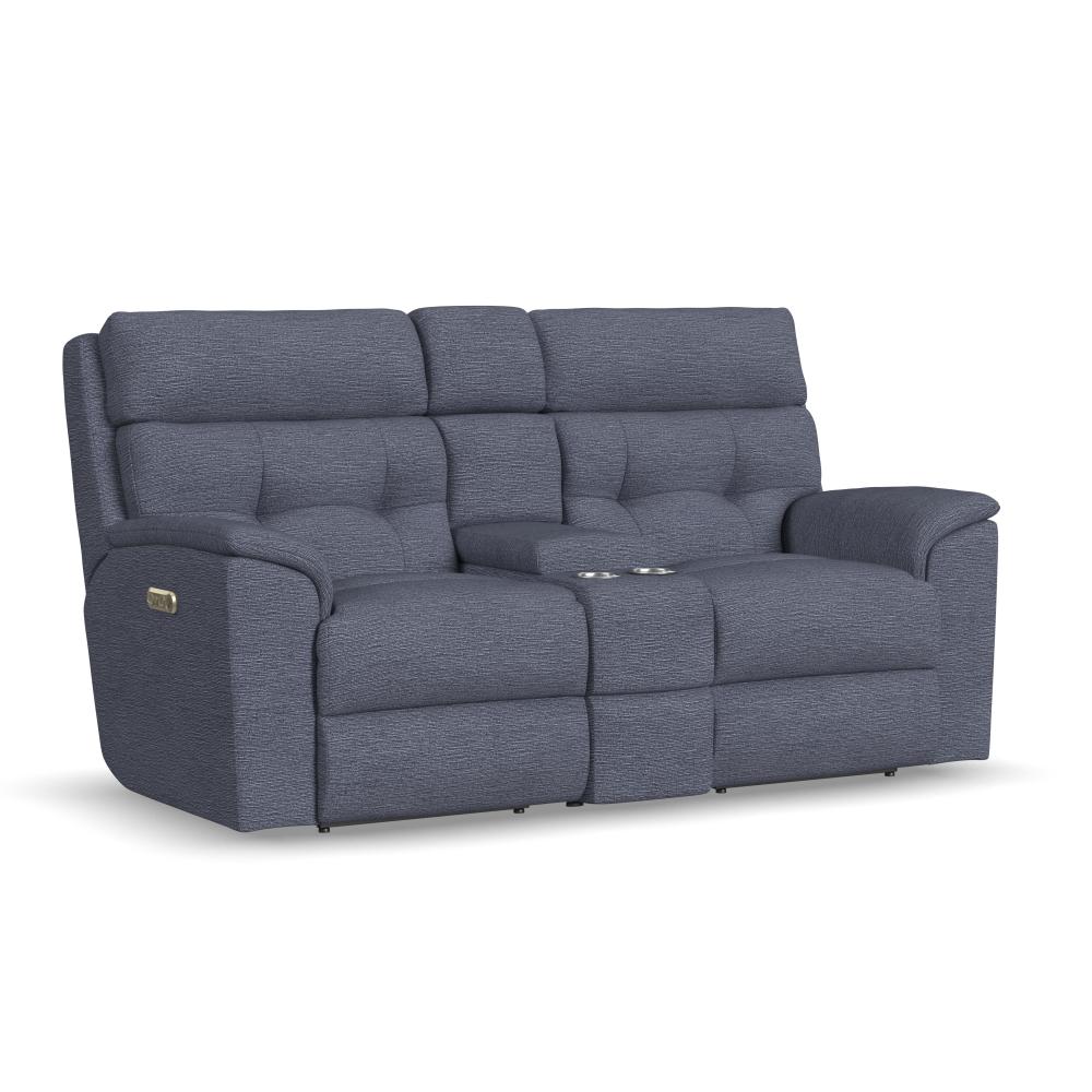 Mason Power Reclining Loveseat with Console & Power Headrests - Default Title