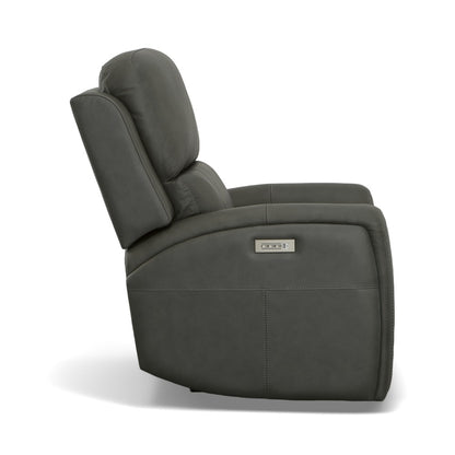 Linden Power Recliner with Power Headrest & Lumbar - Leather 946-02