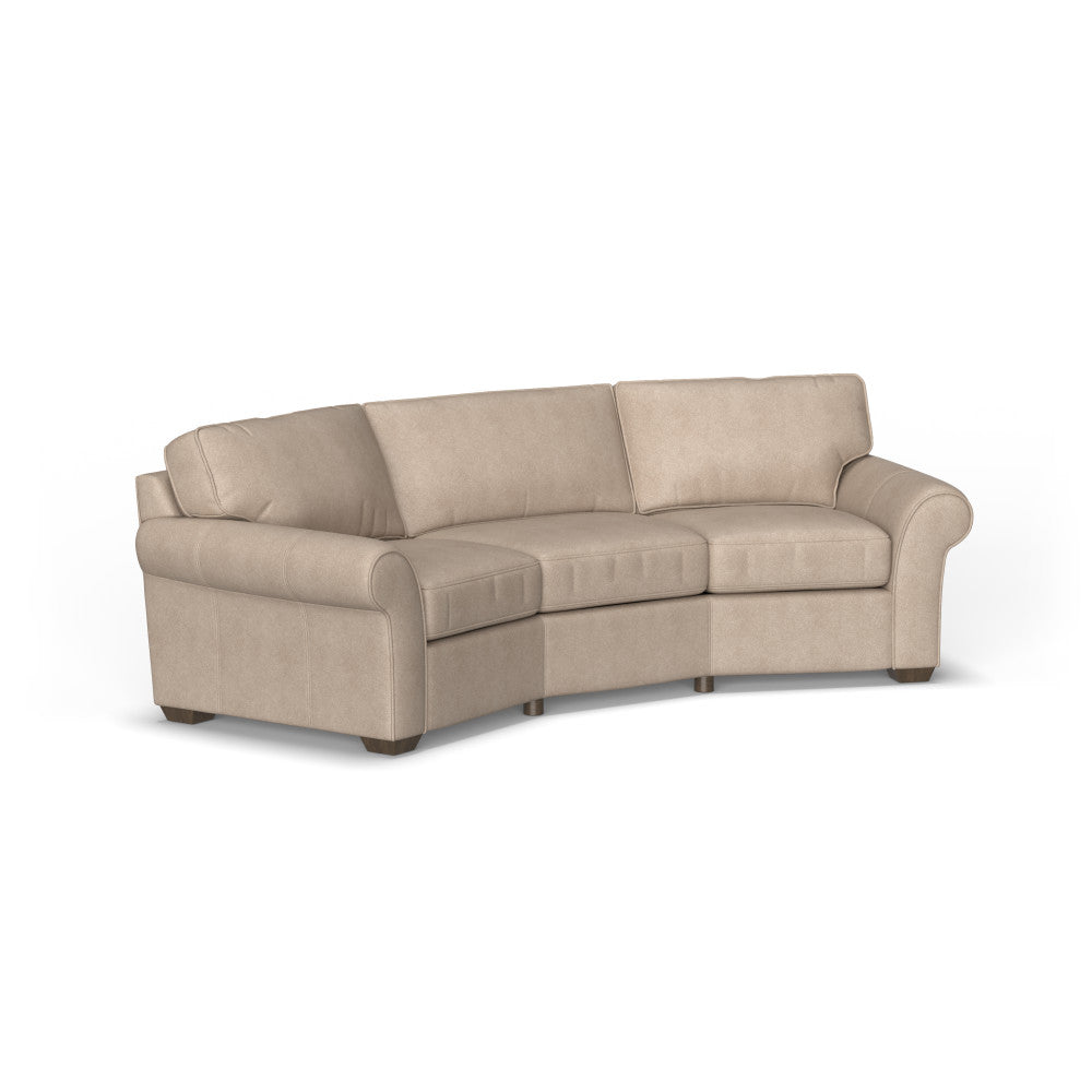 Vail Conversation Sofa - Leather 110-90