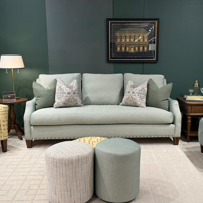 Gianna Bench Sofa - Fabric 915-20 - dropped