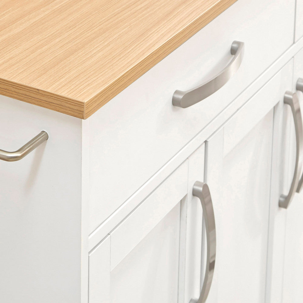 Storage Plus Kitchen Cart - Off-White