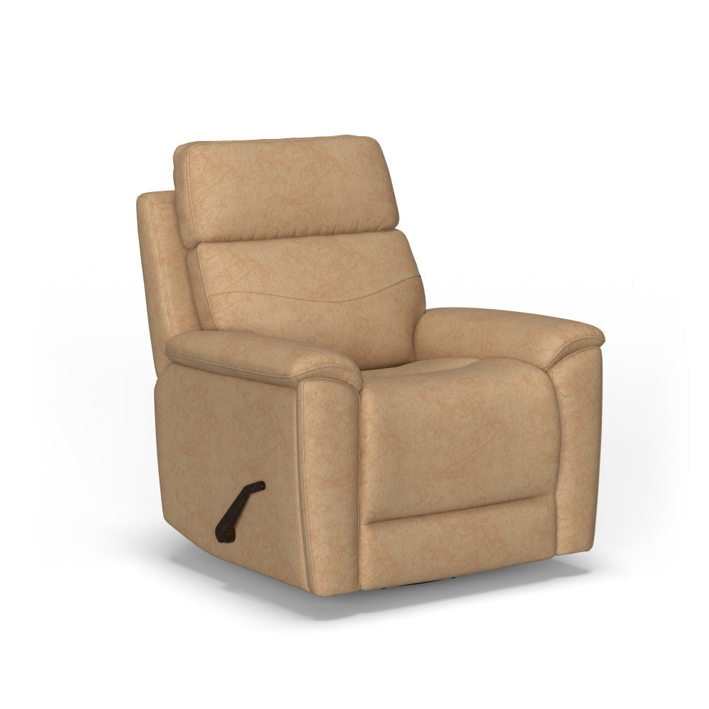 Refined Swivel Gliding Recliner - Leather 653-70