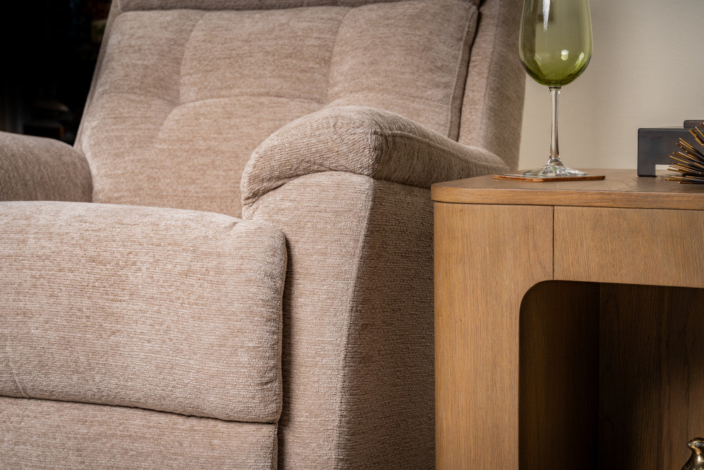 Sophisticated Swivel Gliding Recliner - Fabric 410-82