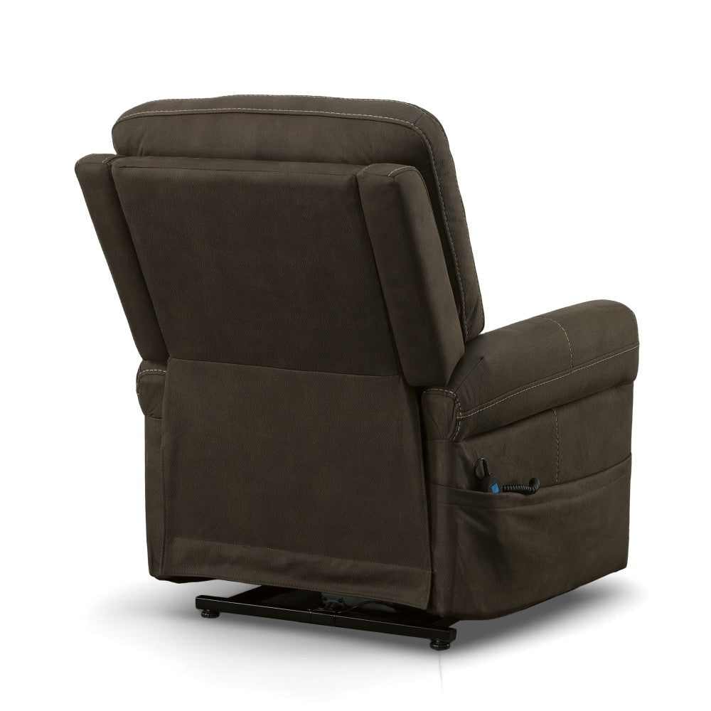 Jenkins Power Lift Recliner with Right-Hand Control & Power Headrest - Brown