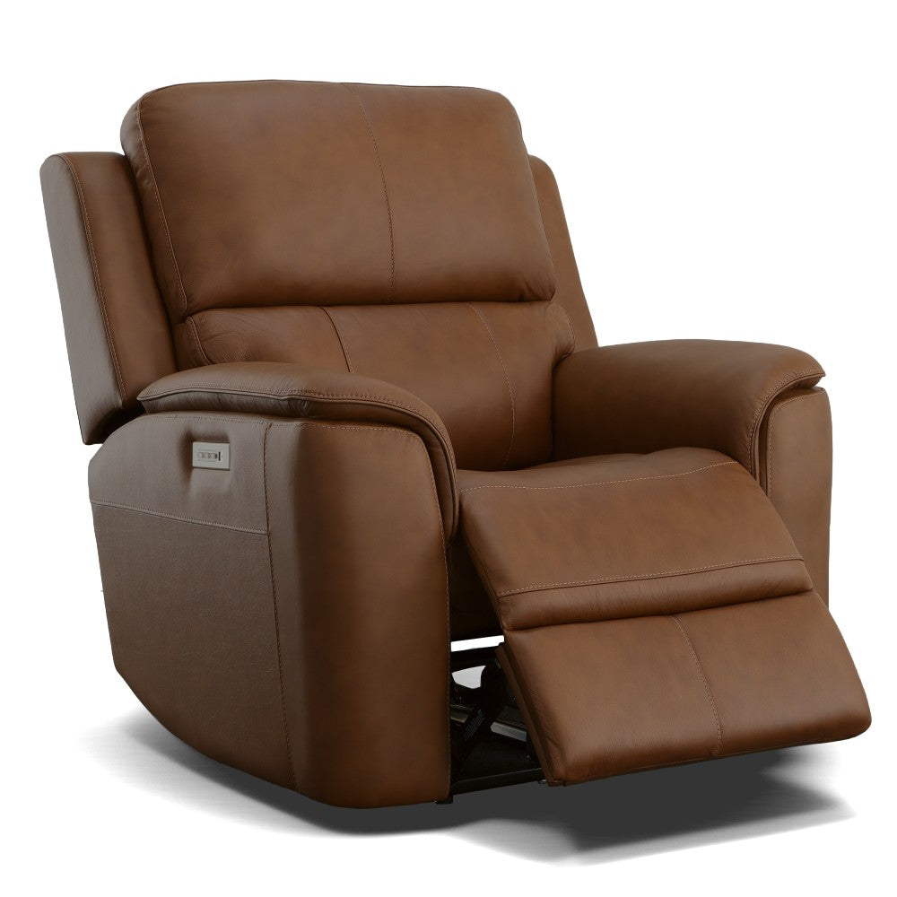 Henry Power Recliner with Power Headrest & Lumbar - Leather 946-72