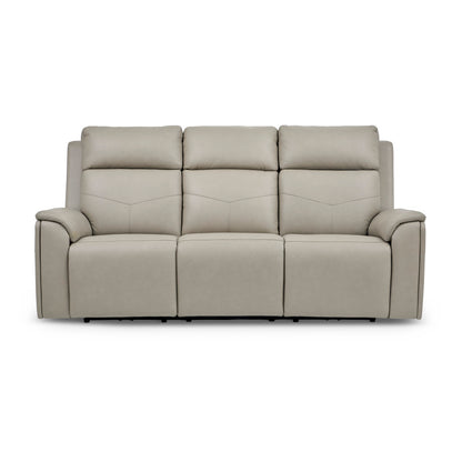Vernon Power Reclining Sofa with Console, Power Headrest, Lumbar, Heat & Massage - Fabric 386-01