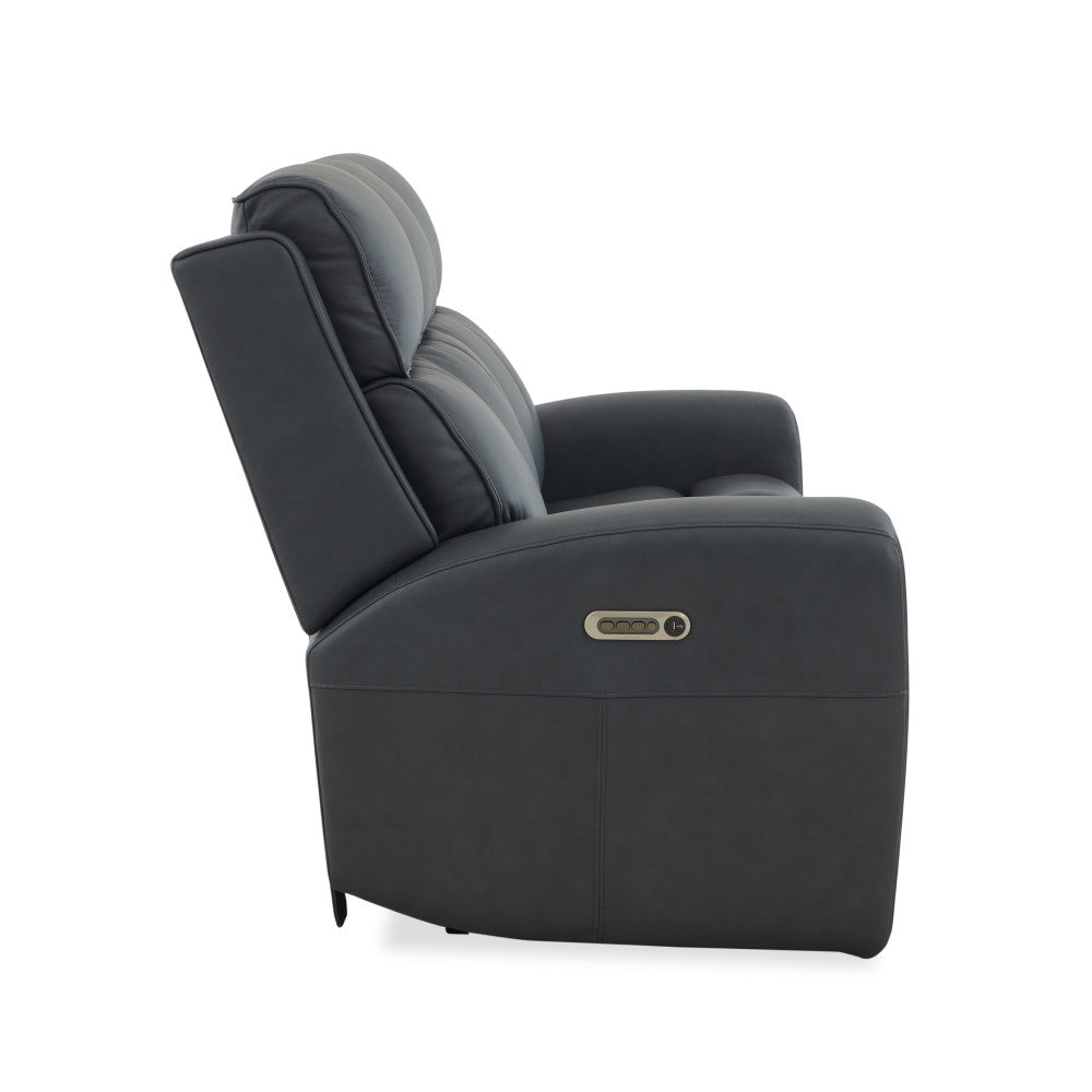 Warren Power Reclining Sofa with Console, Power Headrest & Lumbar - Default Title