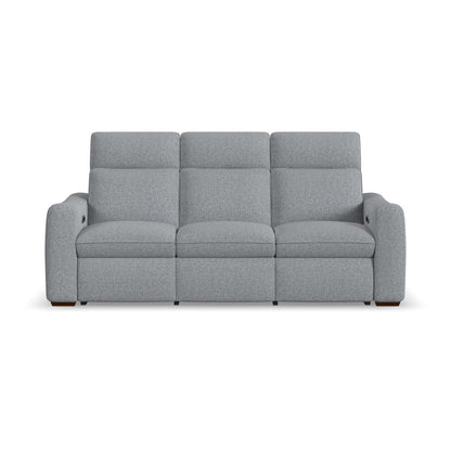 Ava Power Reclining Sofa with Power Headrest & Lumbar - Fabric 157-40