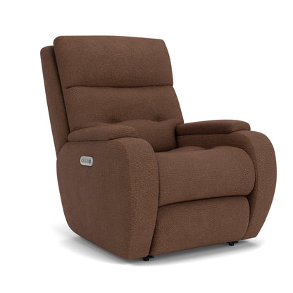 Strait Power Recliner with Power Headrest - Fabric 119-70