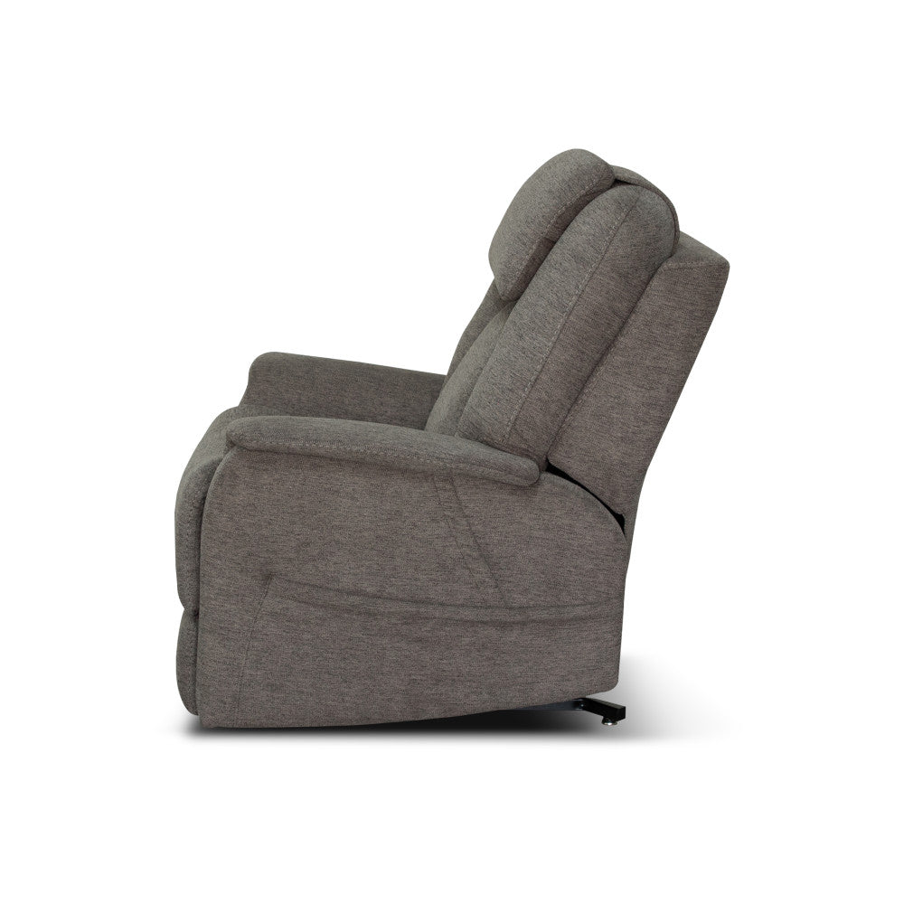 Zecliner Model 3+ Petite Power Sleep Chair with Power Headrest, Lumbar, Heat & Massage - Fabric 358-04