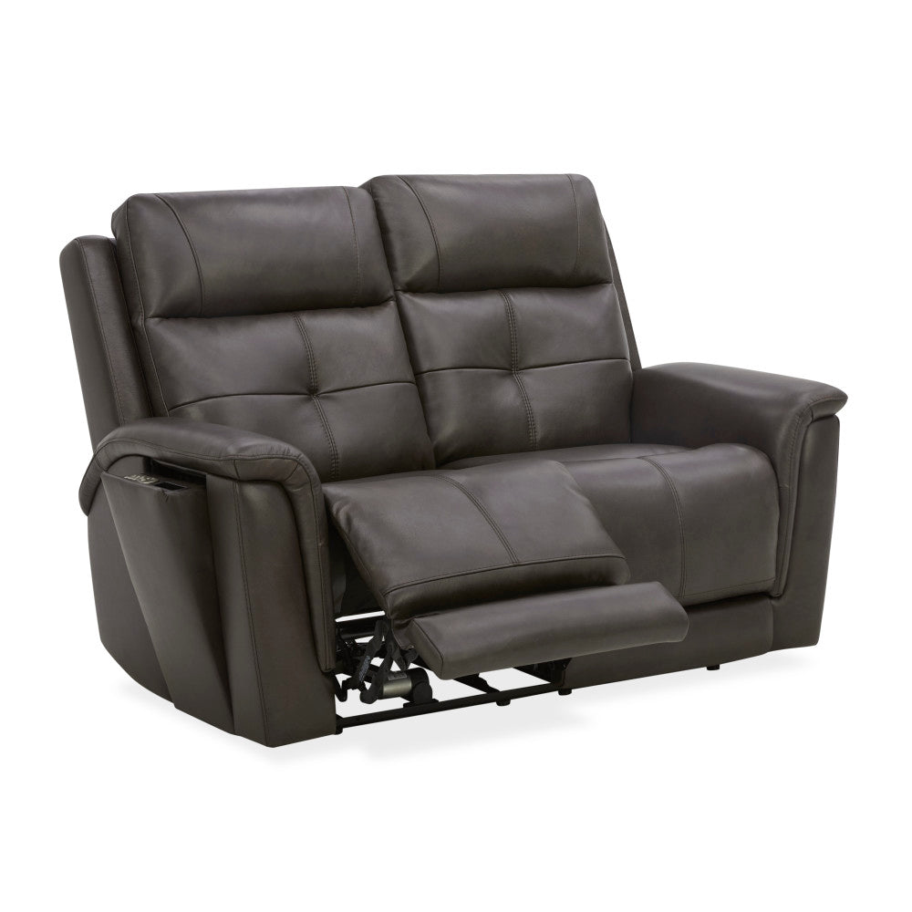 Ranger Power Reclining Loveseat with Power Headrest, Lumbar, Heat & Massage - Leather 439-70