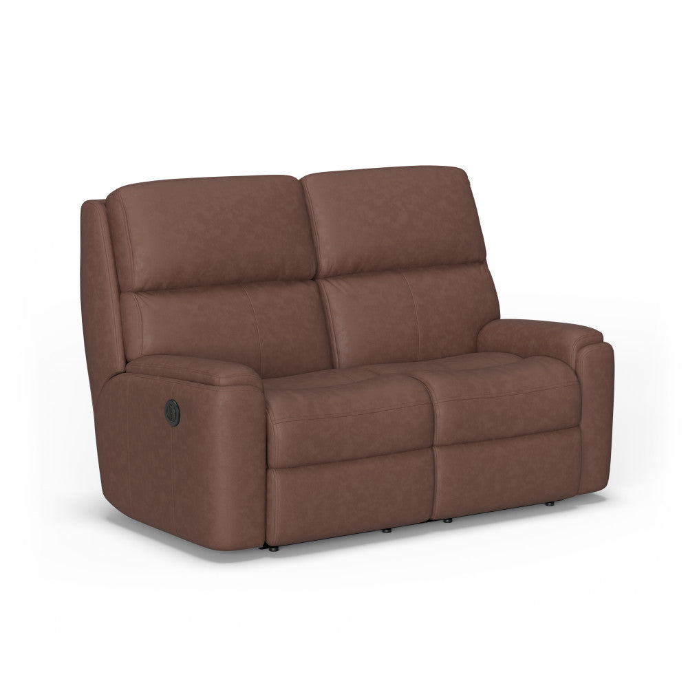 Rio Power Reclining Loveseat - Leather 654-70