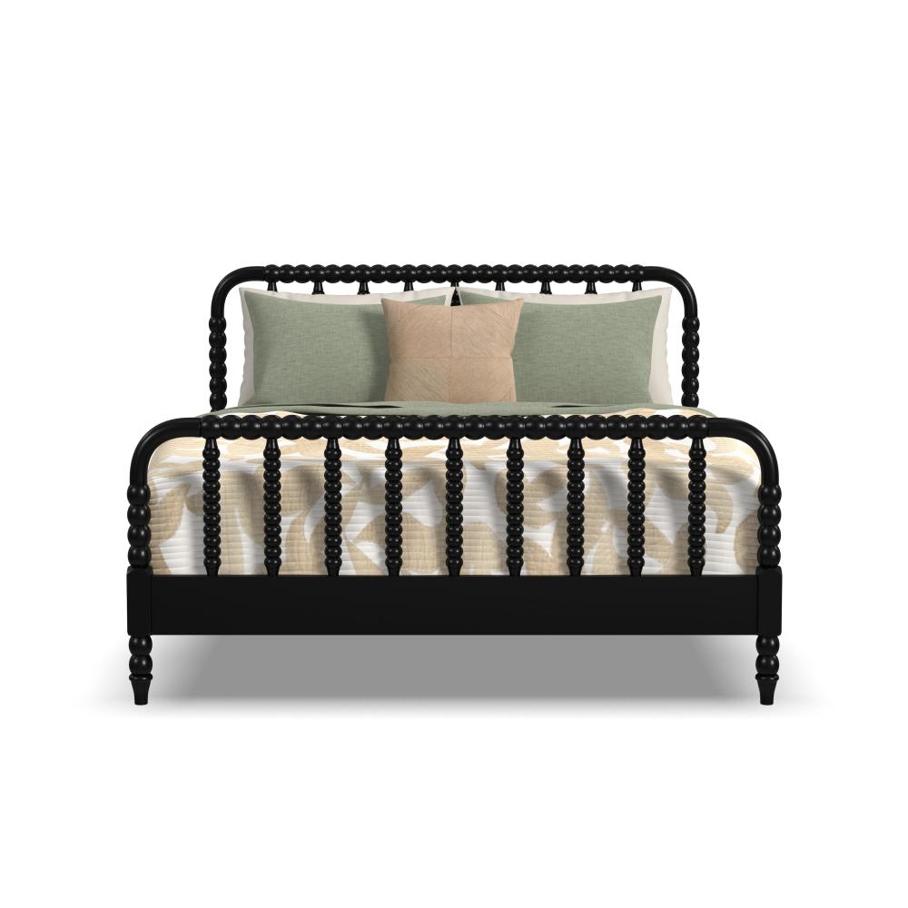 Spindle Queen Bed - Black