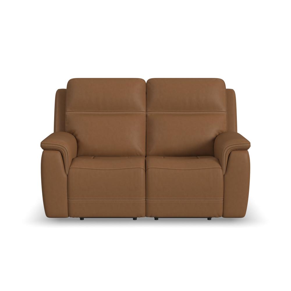 Sawyer Power Reclining Loveseat w/ Pwr Headrests, Lumbar - Leather 727-73