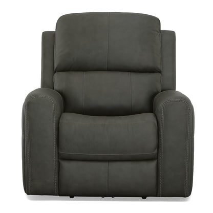Linden Power Recliner with Power Headrest & Lumbar - Leather 946-02
