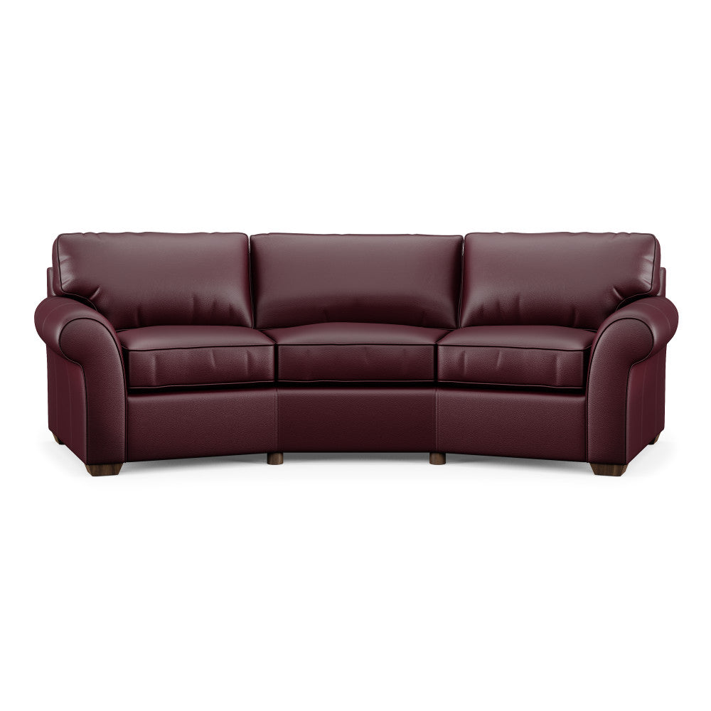 Vail Conversation Sofa - Leather 110-90