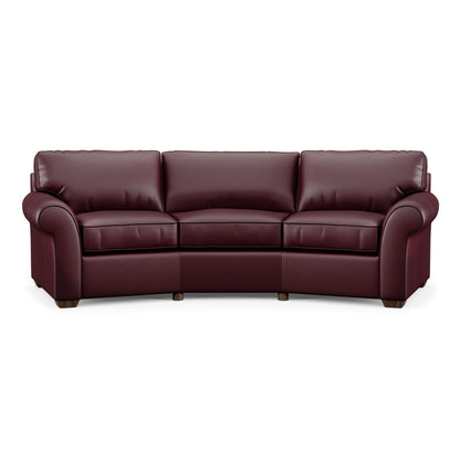 Vail Conversation Sofa - Leather 110-90