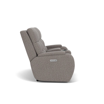 Strait Power Recliner with Power Headrest & Lumbar - Default Title