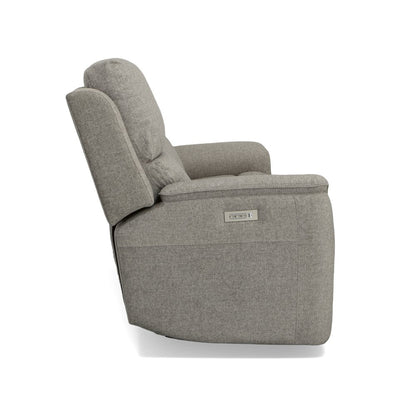 Henry Power Reclining Sofa with Power Headrests & Lumbar - Fabric 425-01