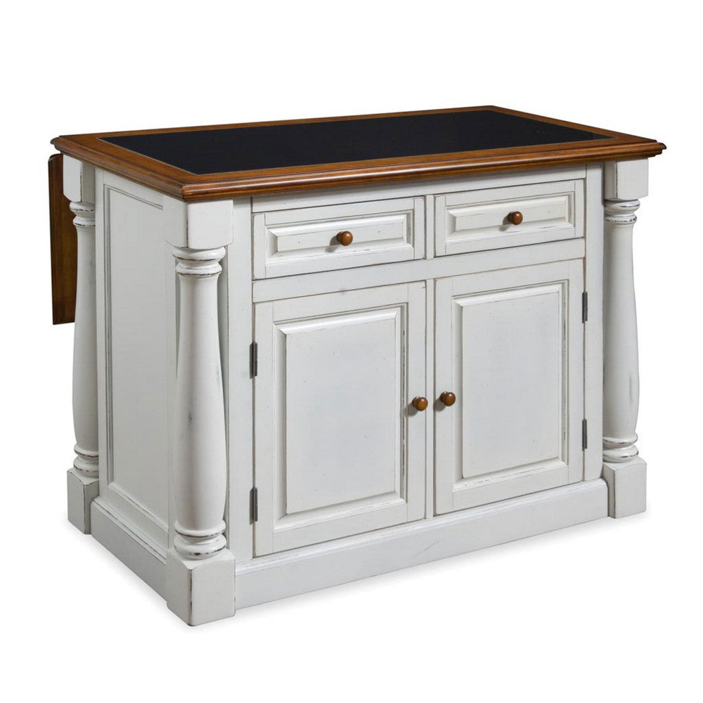 Monarch Kitchen Island - Off-White - 5000000126