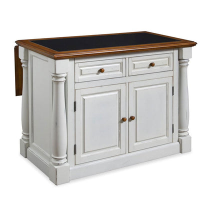 Monarch Kitchen Island - Off-White - 5000000126