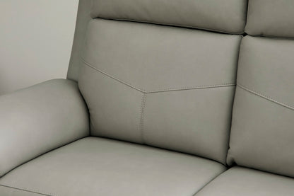 Vernon Power Reclining Sofa with Console, Power Headrest, Lumbar, Heat & Massage - Fabric 386-01