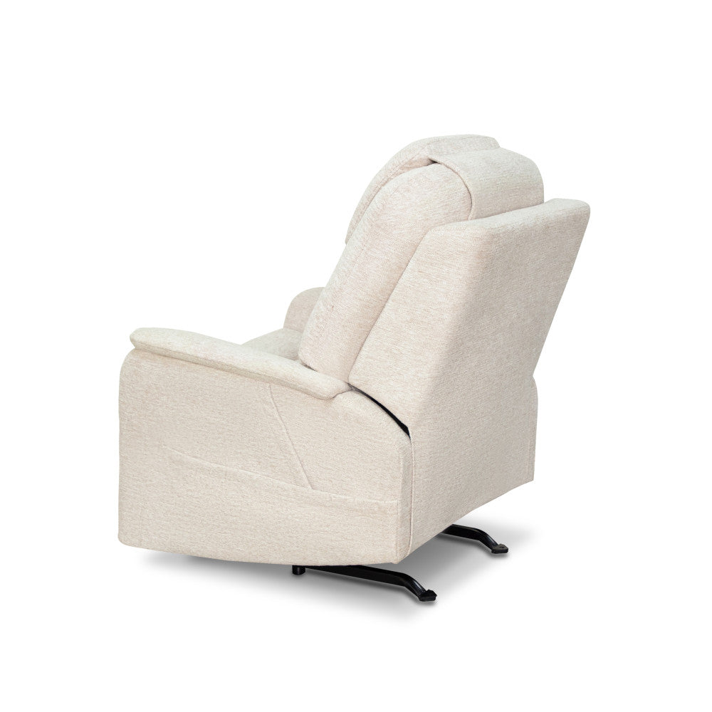 Zecliner Model 3+ Petite Power Sleep Chair with Power Headrest, Lumbar, Heat & Massage - Fabric 358-11