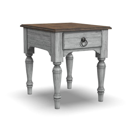 Plymouth End Table - Gray, Brown - 5000003396