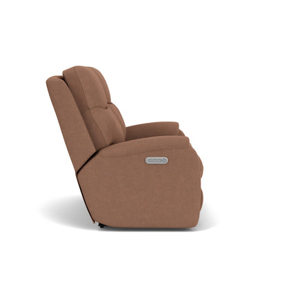 Penn Power Reclining Loveseat with Power Headrests & Lumbar - Default Title
