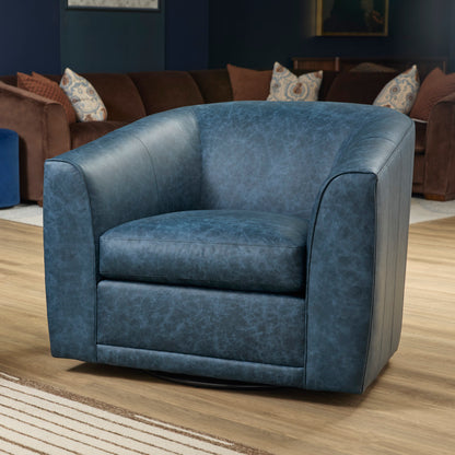Jewel Swivel Chair - Leather 527-40