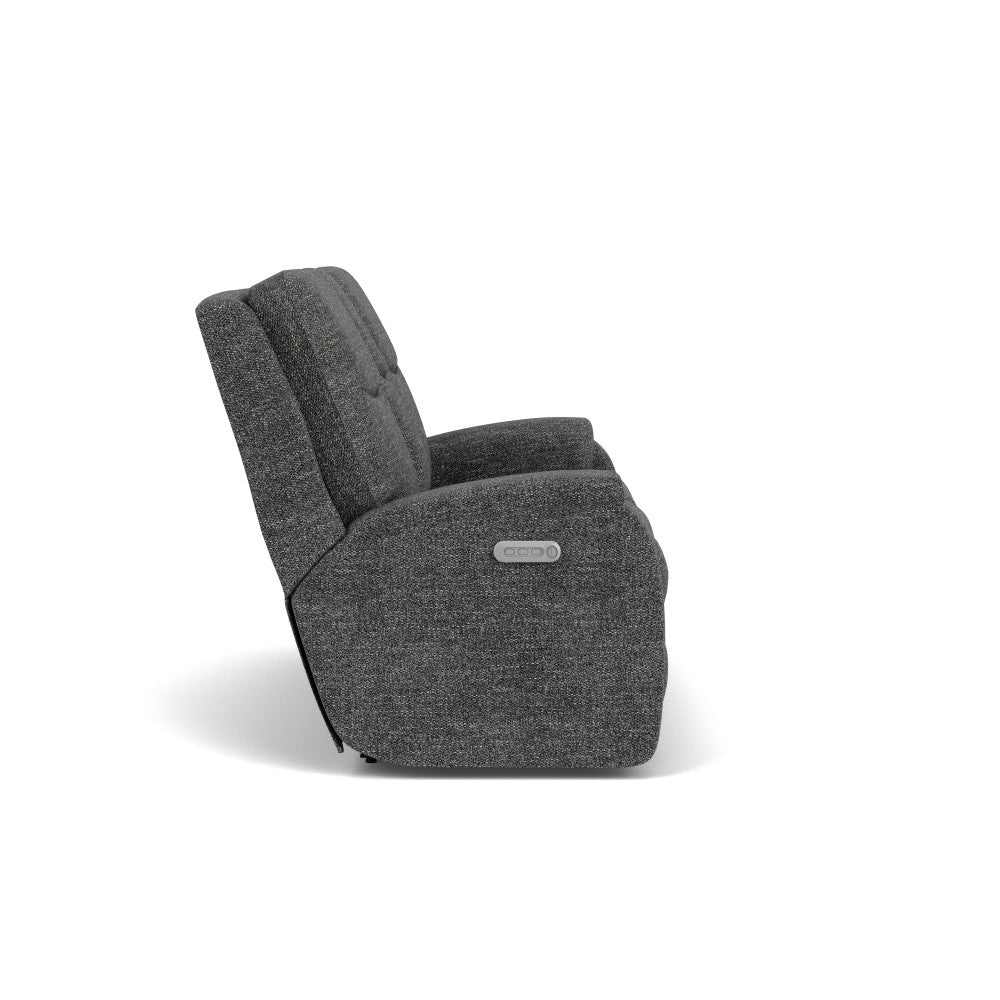 Penn Power Reclining Loveseat with Console & Power Headrests & Lumbar - Default Title