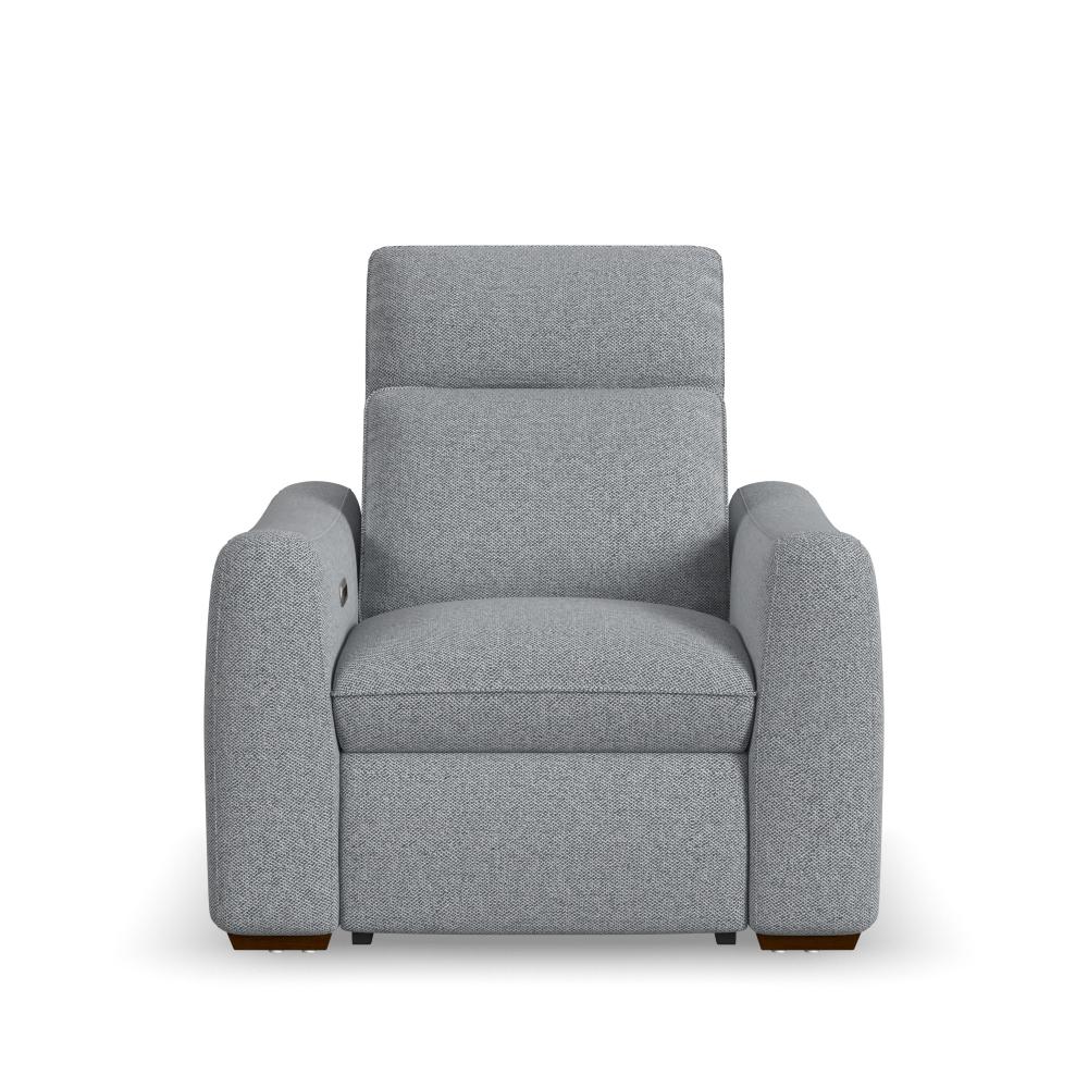 Ava Power Recliner with Power Headrest & Lumbar - Fabric 157-40