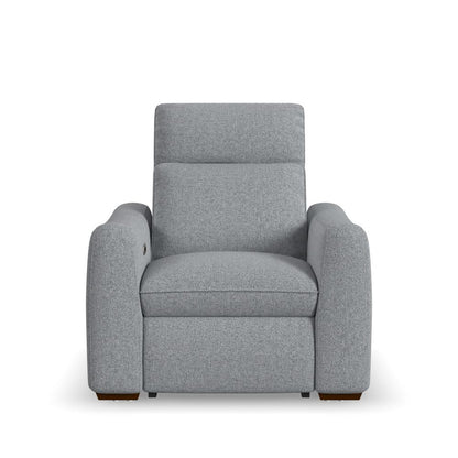 Ava Power Recliner with Power Headrest & Lumbar - Fabric 157-40