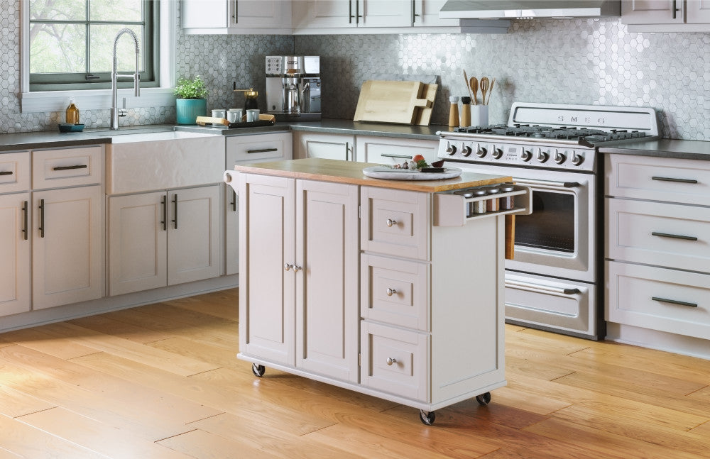 Dolly Madison Kitchen Cart - Off-White