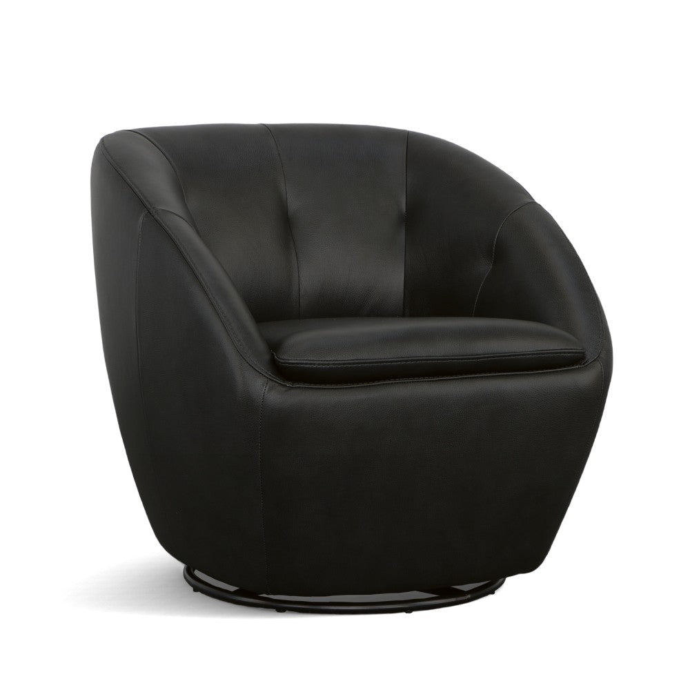 Wade Swivel Chair - Black