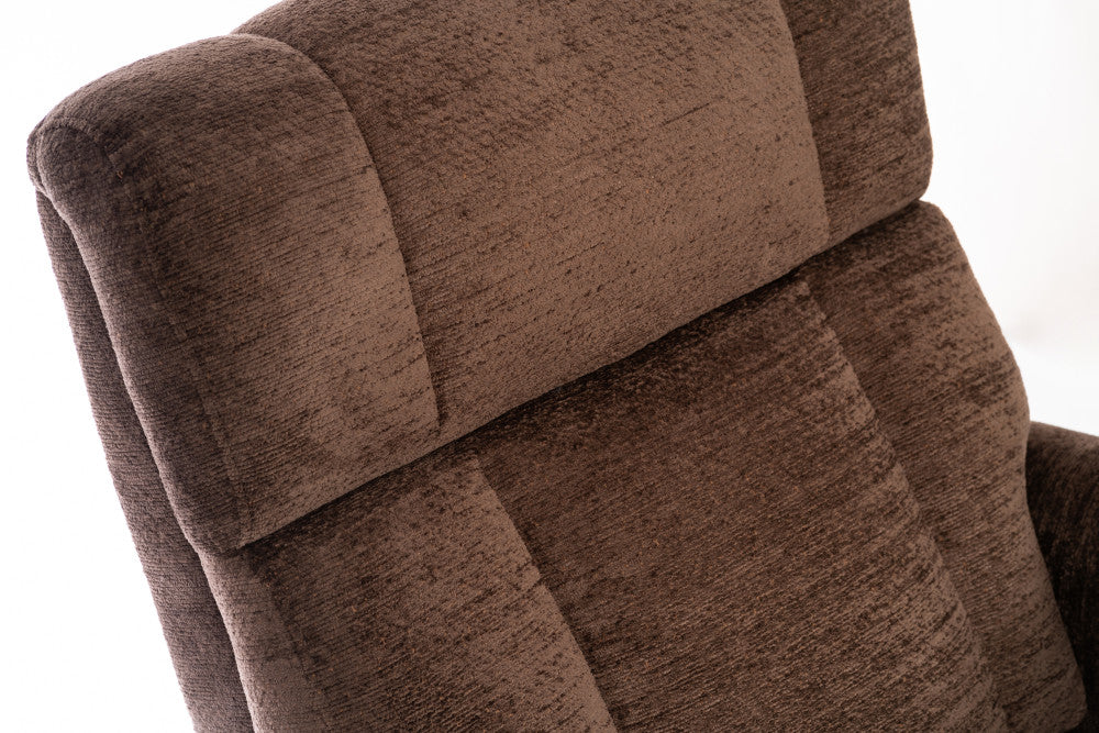 Classic Power Gliding Recliner with Power Headrest & Lumbar - Fabric 410-70