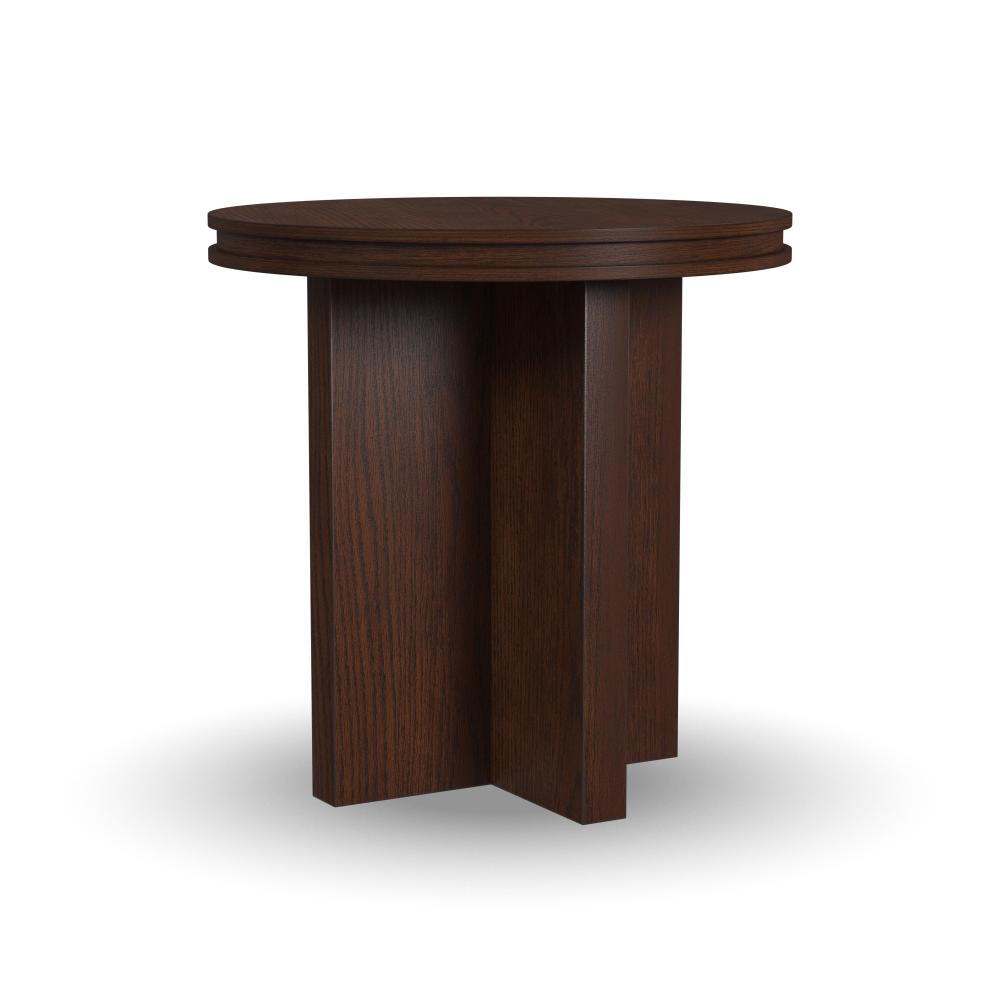 Waterfall Round End Table - Brown - 5000007786