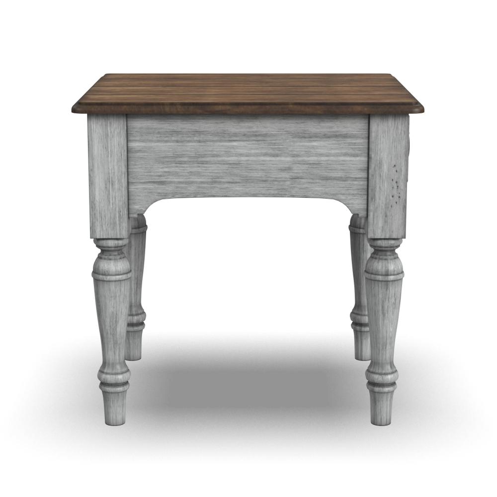 Plymouth End Table - Gray, Brown - 5000003396