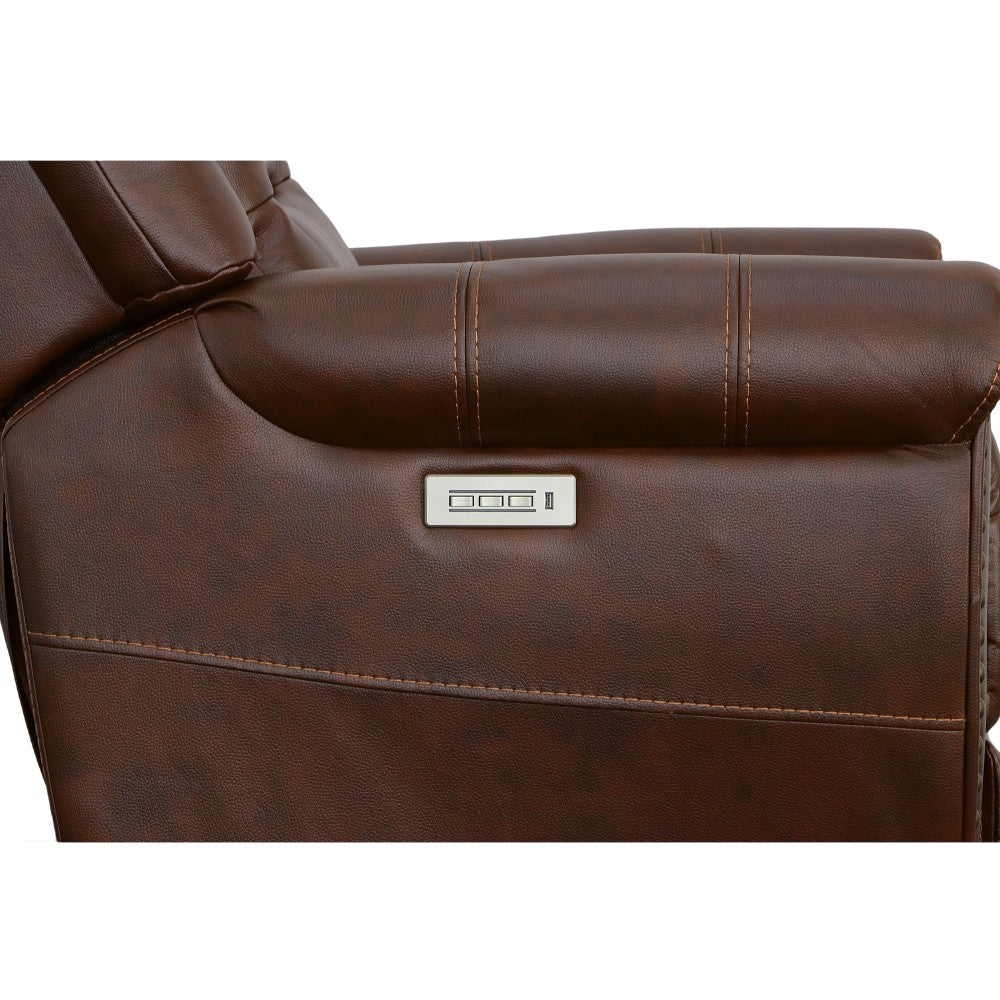 Oscar Power Recliner with Power Headrest - Fabric 629-72